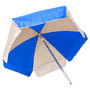 6' Umbrella, Royal Blue / White
