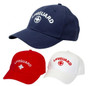 Lifeguard Cap, Low Profile with White Embroidered Logo, White