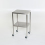 SS Instrument Table with Shelf 30 W x 60 L x 34 H