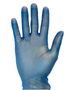 Glove, Blue Standard Powdered Vinyl, 100/BX 10BX/CS, XL
