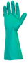 Glove, 15 MIL, Standard Green Flock Lined Nitrile, One Pair Per Bag, 12DZ/CS, SM