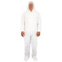 40G Coverall, Polypro, Hood/Boots, Elastic Wrists, White, 3X, 25/CS