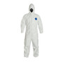 TYVEK COVERALL ELASITC WRIST&ANKLE ATTACHED HOOD 25/CASE