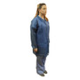 PolyLite Labcoat, Snp Frt, No Pockets, Long Sleeve, Open Wrists, Navy Blue, 2X, 30/CS