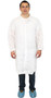 PolyLite Lab Coat, Polypropylene, White, Elastic Wrists, 4X 30/CS