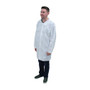 ProMax Labcoat, Long Sleeve, Elastic Wrists, Snap Front, No Pockets, White, M, 30/CS