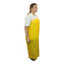 6 MIL Vinyl Alt. Apron w/Grommets 35X45 Yellow,  100/CS