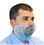 Blue Polypropylene Beard Cover, 100/BG 10BG/CS