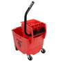 Premium Combo 6000 Wringer and 2635 Bucket 26-35 qt. Red, 1 per Case