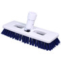Heavy Duty Plastic Swivel Scrub Brush 15/16 in. Trim Blue/White, 6 per Case