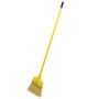 Large Angled Plastic Broom 55 in. Yellow, 6 per Case