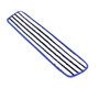 Microfiber Stripe Flat Finish Mop 18 in. Blue/White, 12 per Pack, 10 Packs per Case