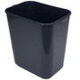 Plastic Soft-Sided Wastebasket 14 qt. Gray, 12 per Case