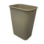 Plastic Soft-Sided Wastebasket 41 qt. Beige, 12 per Case
