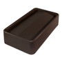 Thin Bin Container Lid 23 Gallon Brown, 4 per Case