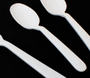 Heavy Weight Polypropylene Tea Spoon, White, 1000 bulk