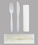 Heavy Weight PS Fork Knife Nap 13 x17, White, 250 KITS