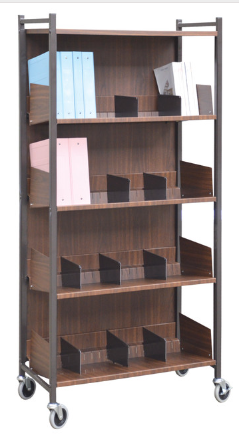 Versa Rack Disc VERSA RACK 4 SHELF - OPEN SIDES - WOODGRAIN - Scot-Med LLC.