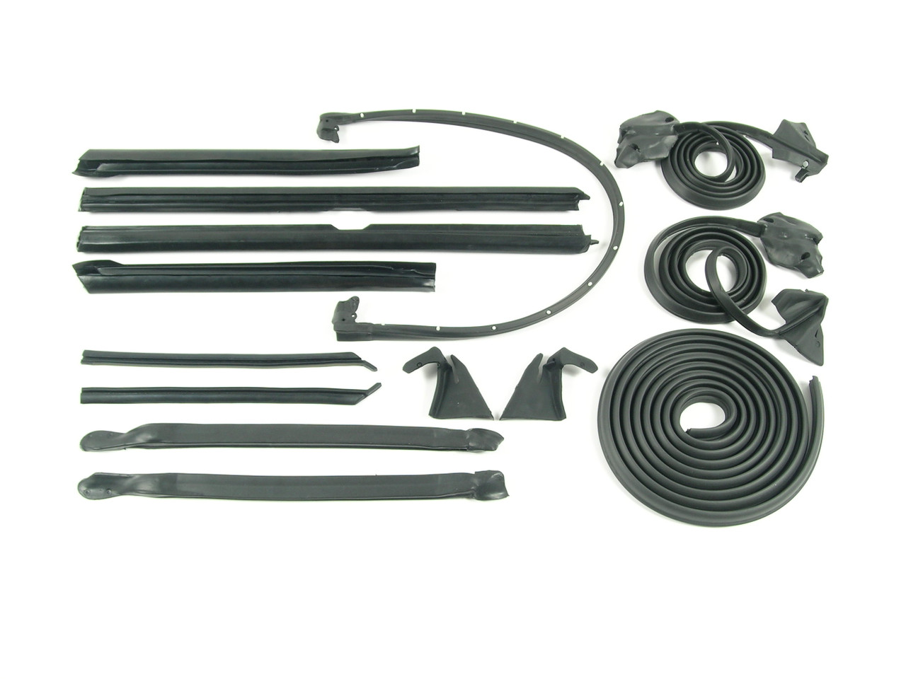 1971-1976 GM Full Size Convertible Complete Weatherstripping Set,