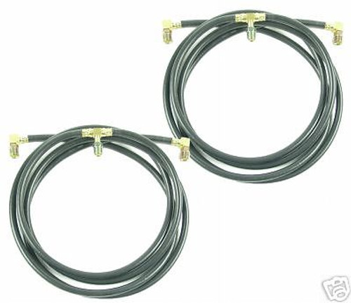 1961-1962 Chevy Impala Convertible Top Hoses, 1 Pair