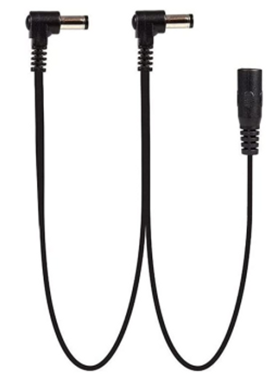 Power Distribution Cable, 1-in, 2-out parallel DC cord, power supply DC cable.