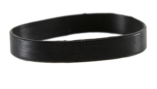 Black blank Silicone Wristband powerful Rubber Bracelet good karma Bangle gift