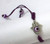 1 Sacred Hamsa Hand Purple String Revolving Lucky Evil Eye Spiritual Bracelets