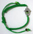 1 Sacred Hamsa Hand Green String Revolving Lucky Evil Eye Spiritual Bracelets