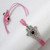 1 Sacred Hamsa Hand god Pink String Revolving Lucky Evil Eye Spiritual Bracelets