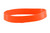 Orange blank Silicone Wristband powerful Rubber Bracelet good karma Bangle gift