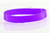 Purple blank Silicone Wristband powerful Rubber Bracelet good karma Bangle gift