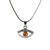 Orange Evil Eye Amulet Necklace good Charm success Protection Judaica Spiritual