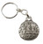 JERUSALEM Israel Small Metal Key Chain Ring Judaism Amulet Pendant Lucky Charm