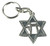 CHAI & Star of David Jewish Kabbalah Key Chain Ring Israel Hebrew Judaica Gift