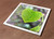 Kitchen Trivet Holder Ceramic Tile HotPlate heart leaf rain drops nature view