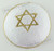 Gold Star of David Knitted Kippah Yarmulke Tribal Jewish Yamaka Kippa Israel