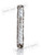 Silver plated Jerusalem Design Mezuzah Mezuza Case 12cm Judaica Jewish Israel