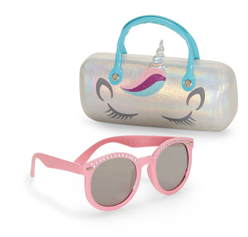 Pink Sunnies with Unicorn Case