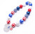 Red, White, & Blue  Necklace