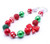 Christmas Red, White, & Green Necklace
