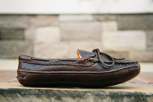 Men's Canoe Sole Cowhide Moccasins