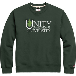 Unity Essential Fleece Crew Sweatshirt, Dark Green Unity Essential Fleece Crew Sweatshirt, Dark Green