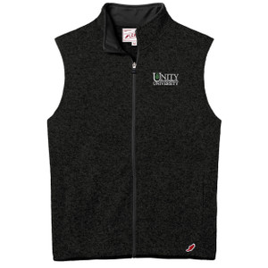 Saranac Men's Fitness Fleece Vest, Black Saranac Men's Fitness Fleece Vest, Black