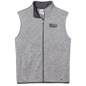 Saranac Men's Fitness Fleece Vest, Grey Saranac Men's Fitness Fleece Vest, Grey
