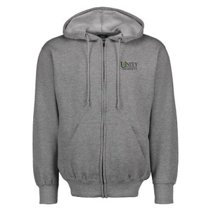 Unity MV Sport Full-Zip Hooded Sweatshirt, Graphite Unity MV Sport Full-Zip Hooded Sweatshirt, Graphite