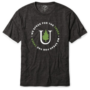 Unity, "We Speak for the Trees," Heather Black, Reclaimed Tee Unity, "We Speak for the Trees," Heather Black, Reclaimed Tee