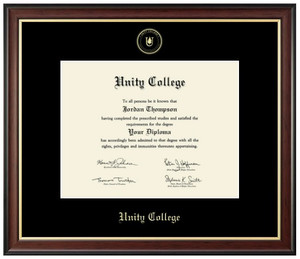 UNITY COLLEGE Diploma Frame UNITY COLLEGE Diploma Frame