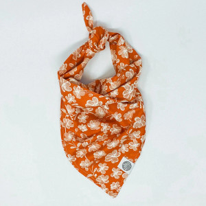 Ginger Dog Bandana - Retro Flower Ginger Dog Bandana - Retro Flower