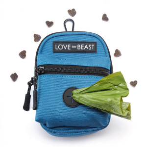 Treat & Poo Baggie Holder - Blue Treat & Poo Baggie Holder - Blue