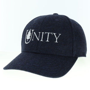 Premium Unity Navy Wool Structured Cap Premium Unity Navy Wool Structured Cap